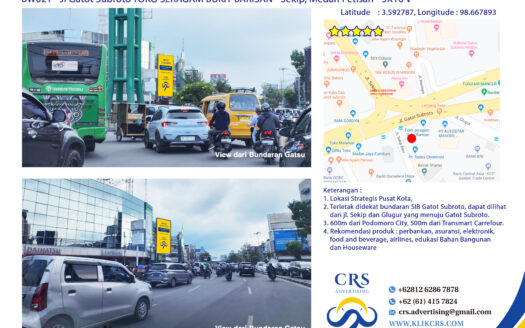 billboard Jl Gatot Subroto TOKO SERAGAM BUKIT BARISAN - Sekip, Medan Petisah