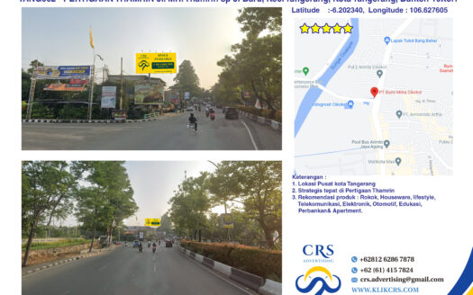 Billboard PERTIGAAN THAMRIN Jl. MH. Thamrin sp Jl Baru, Kec. Tangerang, Kota Tangerang, Banten 10X5H