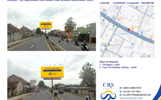 billboard JL Raya Losari, Kec. Losari, Kab Cirebon, Jawa Barat