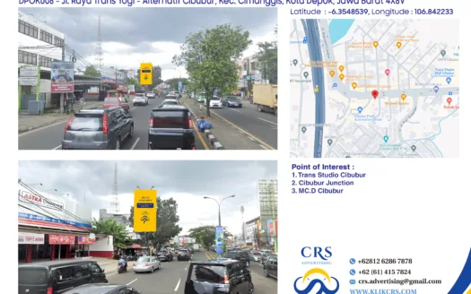 billboard Jl. Raya Trans Yogi - Alternatif Cibubur, Kec. Cimanggis, Kota Depok, Jawa Barat