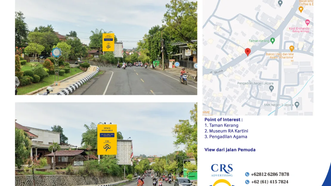 billboard Jl. Shima DEPAN TAMAN KERANG, Kec. Jepara, Kab. Jepara, Jawa Tengah