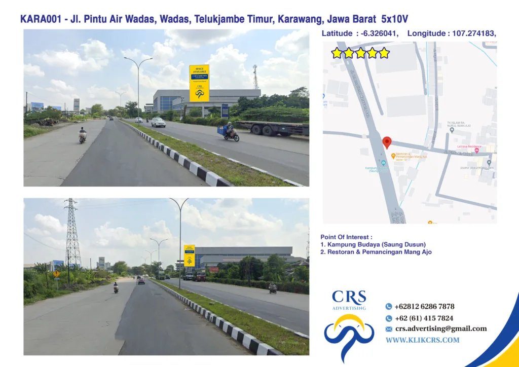 billboard Jl. Interchange, Wadas, Telukjambe Timur, Karawang, Jawa Barat