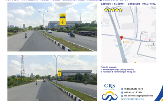 billboard Jl. Interchange, Wadas, Telukjambe Timur, Karawang, Jawa Barat