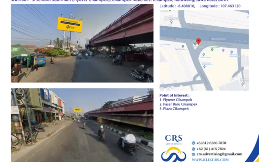 billboard Jl Jendral Sudirman (Flyover Cikampek), Cikampek Kota, Kec. Cikampek, Karawang, Jawa Barat