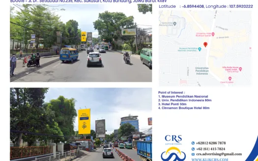 BDG016 - Jl. Dr. Setiabudi No.235, Kec. Sukasari, Kota Bandung, Jawa Barat