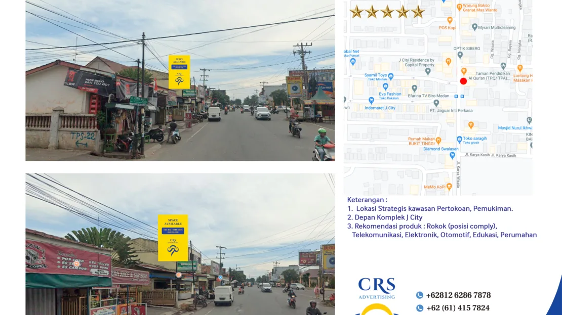 BW098 - J CITY Karya Wisata, Pangkalan Masyhur, Kec. Medan Johor, Kota Medan, Sumatera Utara