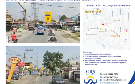 BW183 - Jl. Flamboyan Raya, Tj. Selamat, Kec. Medan Tuntungan, Kota Medan