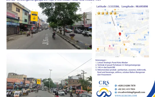 BW185 - Jl. Sisingamangaraja, Siti Rejo I, Kec. Medan Kota, Kota Medan