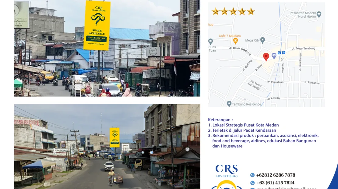 BW198 - Jl Besar Tembung, simpang Jl. Baru, Kec. Medan Tembung, Medan