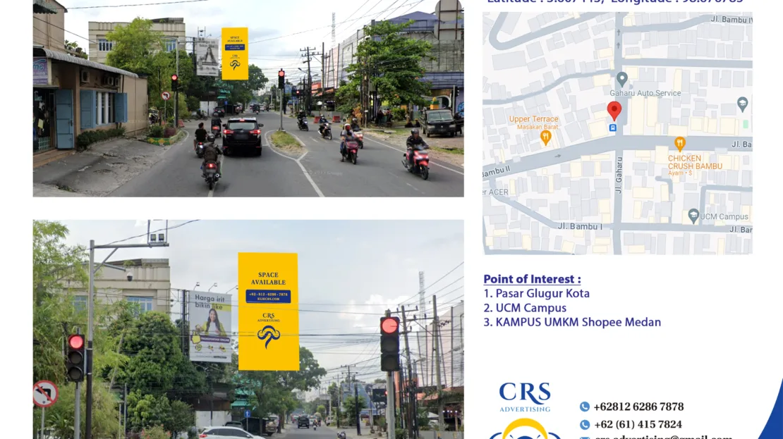 BW273 - Jl. Gaharu sp Bambu II, Kec. Medan Tim., Kota Medan, Sumatera Utara 5X10V