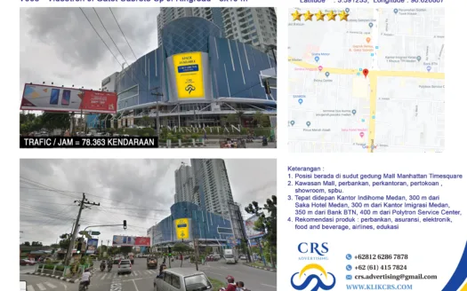 V003 - Videotron Manhattan Jl Gatot Subroto Sp Jl Ringroad - 5x10 m