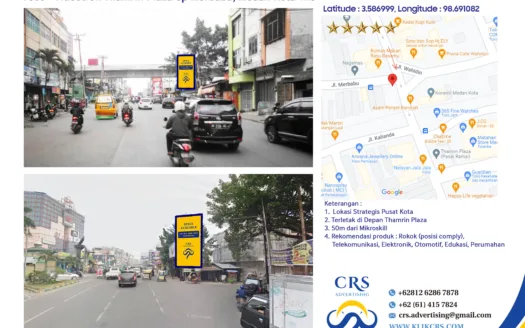 V008 - Videotron Thamrin Plaza sp Merbabu, Medan Kota 4x8