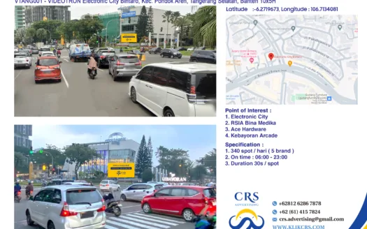 VTANG001 - VIDEOTRON Electronic City Bintaro, Kec. Pondok Aren, Tangerang Selatan, Banten 10x5H