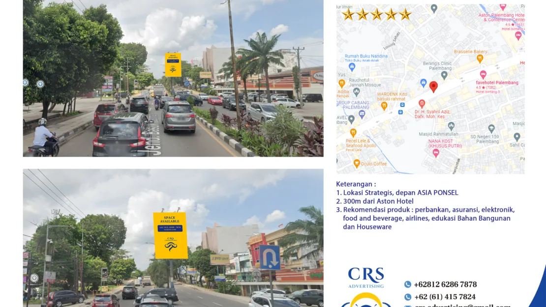 PLBG047 - Jl. Jend. Basuki Rachmat, Pahlawan, Kec. Kemuning, Kota Palembang, 4X6v