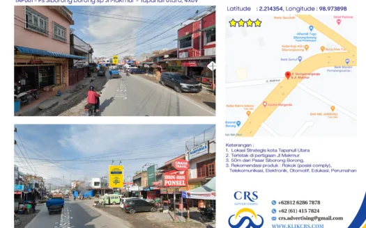 TAP001 - Ps Siborong borong sp Jl Makmur - Tapanuli Utara, 4x6V