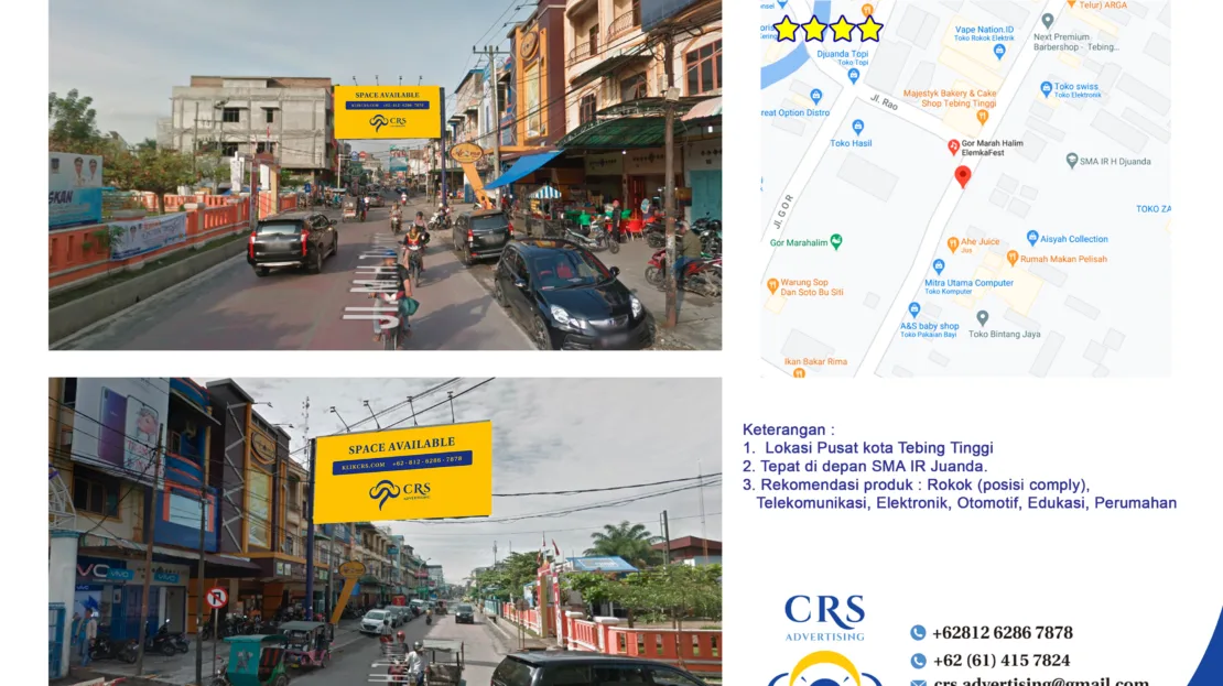 TT007 -Jl. M.H. Thamrin sp Rao, Mandailing, Kec. Tebing Tinggi Kota, Kota Tebing Tinggi, 8x4H