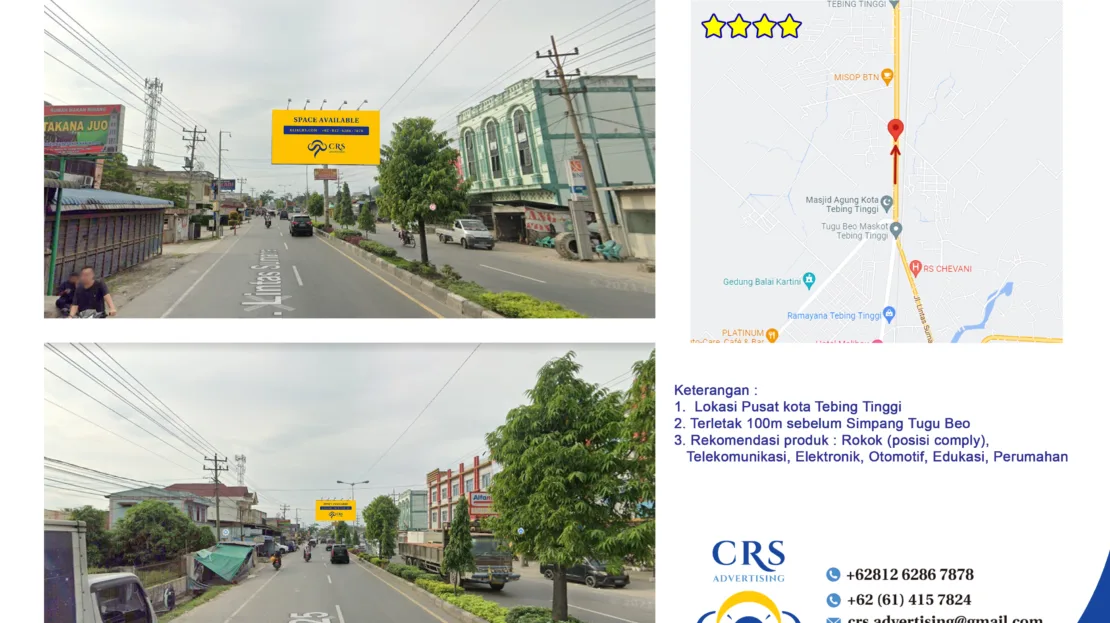 TT009 B - Jl. Medan - Tebing Tinggi sebelum simp BEO , Lalang, Rambutan, Kota Tebing Tinggi, 5X10V