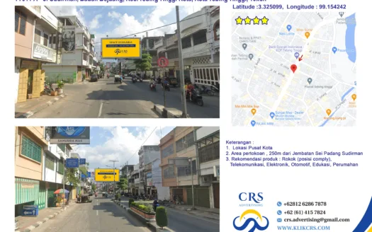 TT011 A - Jl Sudirman, Badak Bejuang, Kec. Tebing Tinggi Kota, Kota Tebing Tinggi, 10x5h