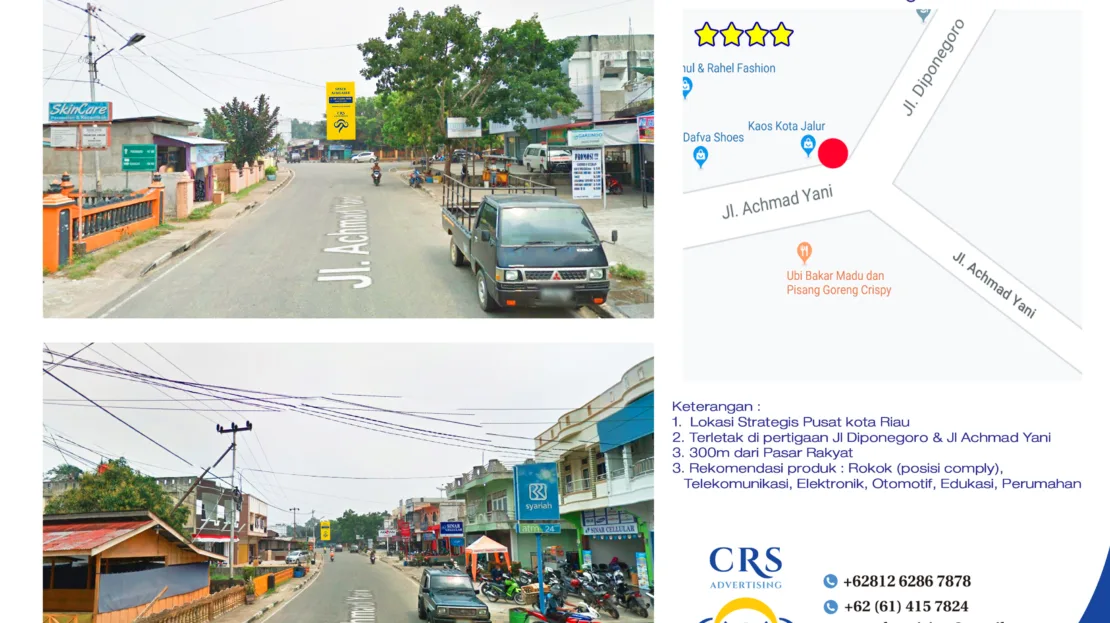 RIAU001 - Jl Achmad Yani Simpang Teluk Kuantan - Riau, 5x10V