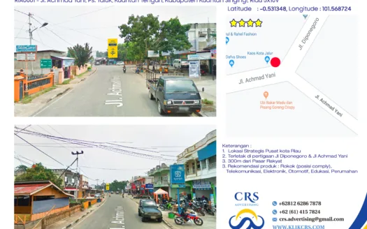 RIAU001 - Jl Achmad Yani Simpang Teluk Kuantan - Riau, 5x10V