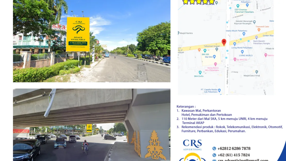 RIAU004 - SKU Mal Jl. Delima, Kec. Tampan, Kota Pekanbaru, - 4x6 V