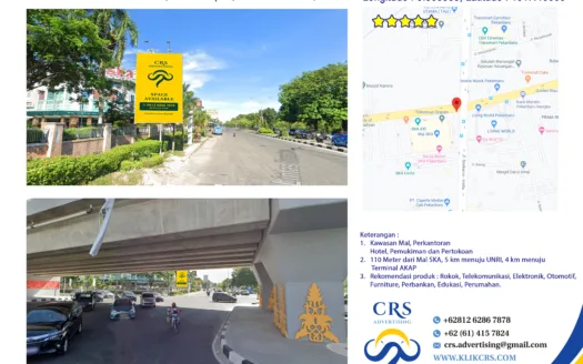 RIAU004 - SKU Mal Jl. Delima, Kec. Tampan, Kota Pekanbaru, - 4x6 V