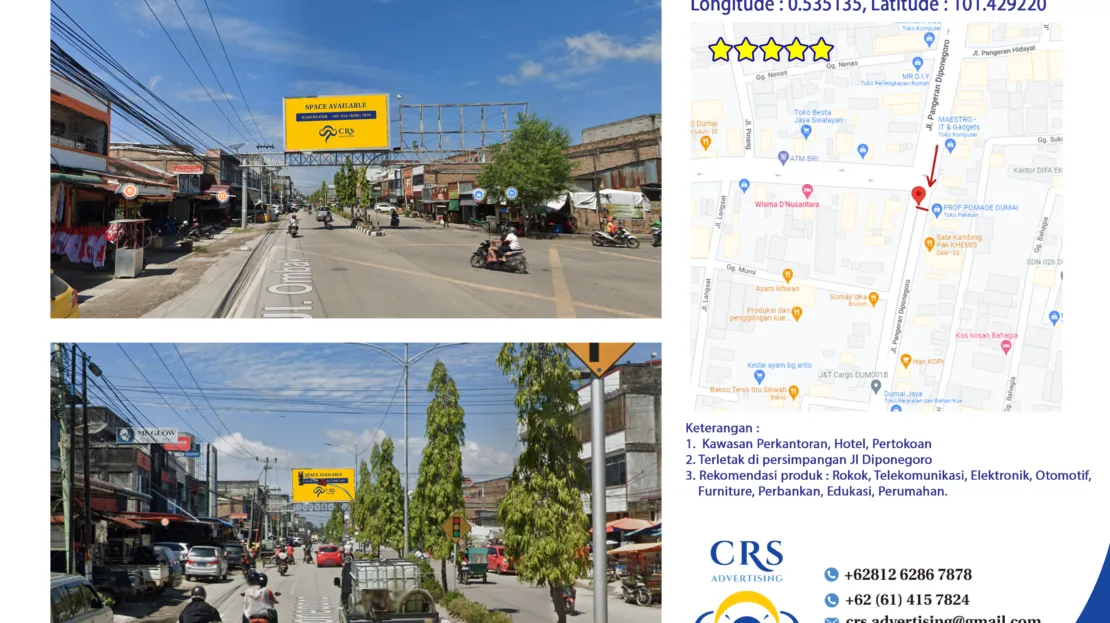 RIAU039 - Jl. Pangeran Diponegoro sp Hasanudin, Kec. Dumai Tim., Kota Dumai, Riau 10X5H