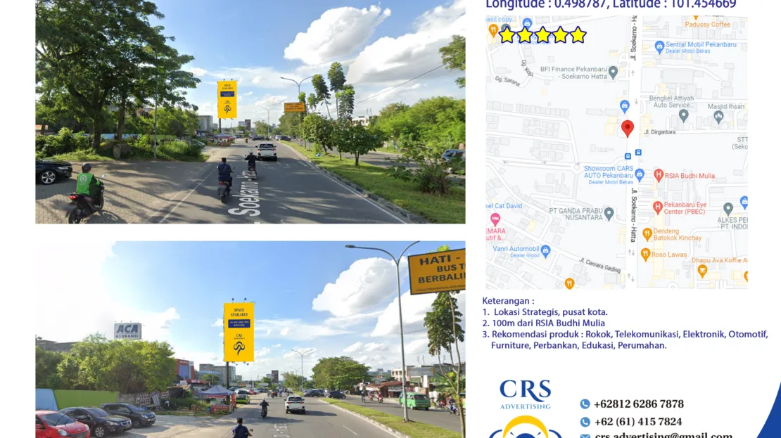 RIAU055 - Jl Soekarno Hatta Pekanbaru, Kec. Tampan, Kota Pekanbaru, 5x10V