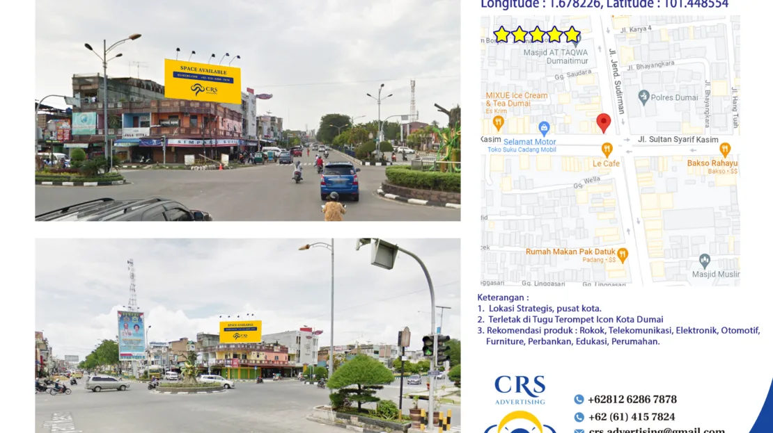 RIAU059 - Jl. Sultan Syarif Kasim 42-198, Dumai Kota, Kec. Dumai Tim., Kota Dumai, 10x5H