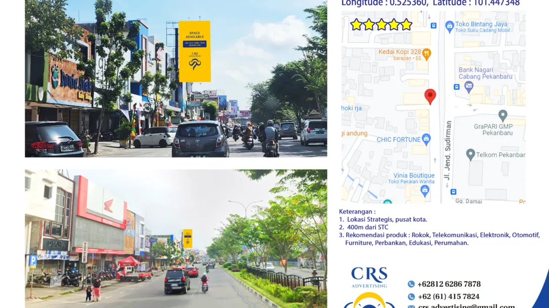RIAU063 - Pekanbaru, Sukaramai, Kec. Pekanbaru Kota, Kota Pekanbaru, 5X10V