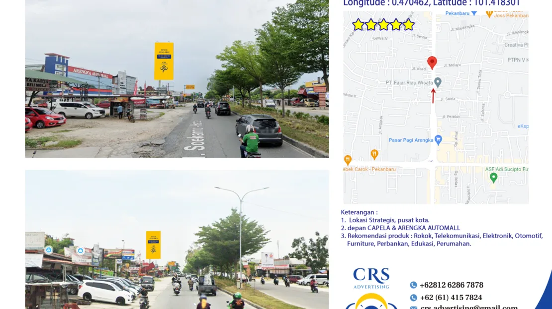RIAU069 - CAPELA Jl Soekarno Hatta Kec. Tampan, Kota Pekanbaru, 5X10V