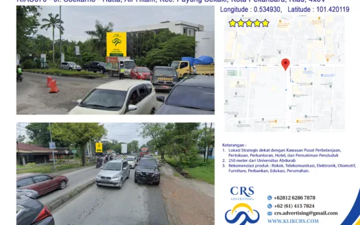 RIAU070 - Jl. Soekarno - Hatta, Air Hitam, Kec. Payung Sekaki, Kota Pekanbaru, Riau, 4X6V