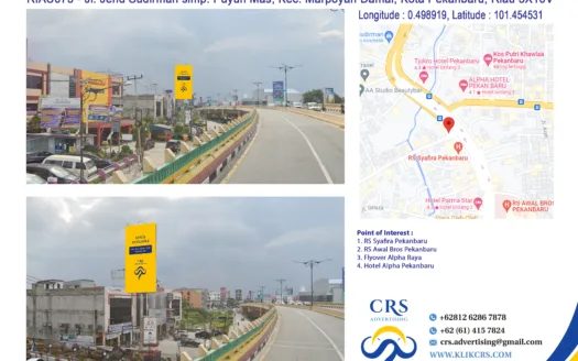 RIAU073 - Jl. Jend Sudirman simp. Puyuh Mas, Tengkerang Tengah, Kec. Marpoyan Damai, Kota Pekanbaru, Riau 5X10V