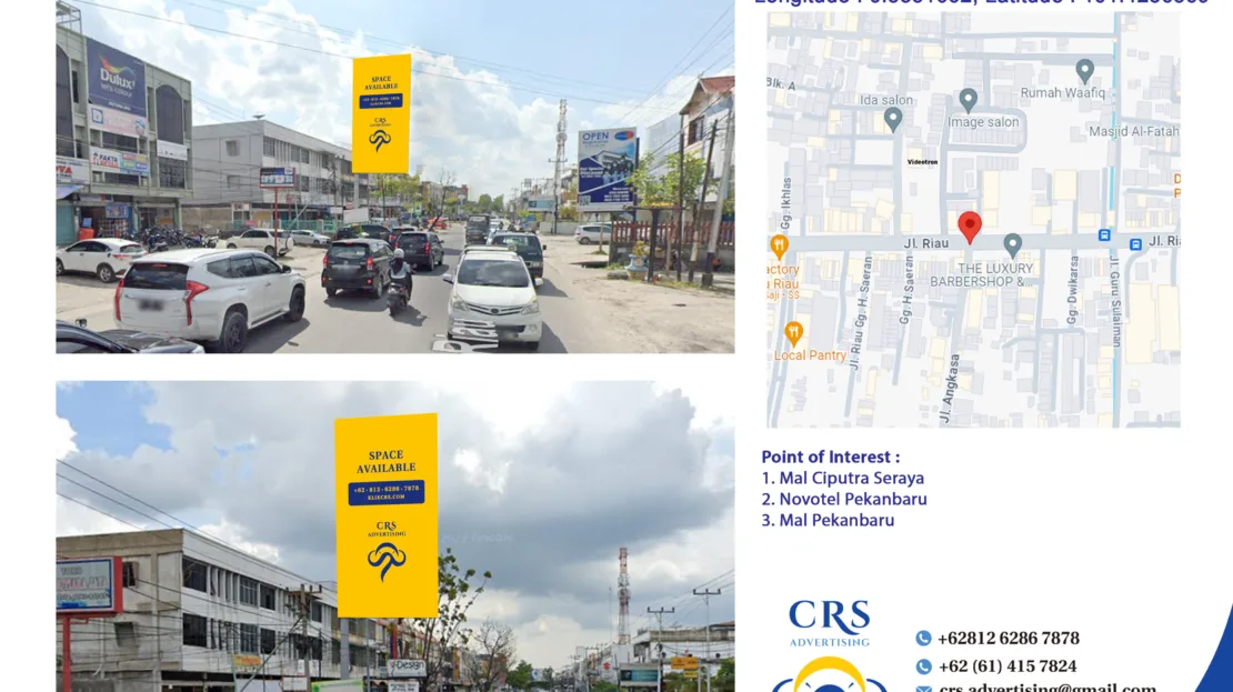 RIAU075 A - Jl Riau simp. Angkasa, Kec. Payung Sekaki, Pekanbaru Riau 5x10V