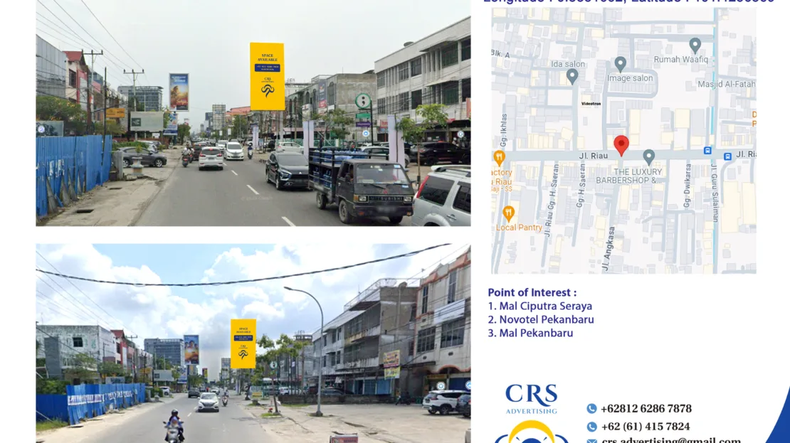 RIAU075 B - Jl Riau simp. Angkasa, Kec. Payung Sekaki, Pekanbaru Riau 5x10V