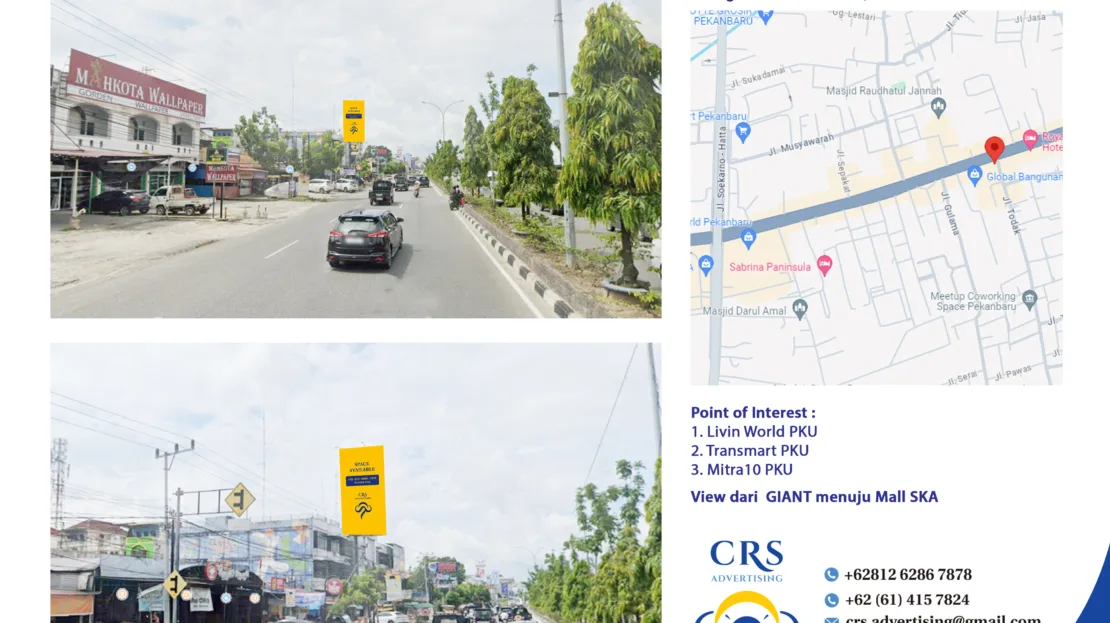 RIAU087 - Jl Tuanku Tambusai sp Todak, kec. Marpoyan Damai Riau Pekanbaru 5x10V