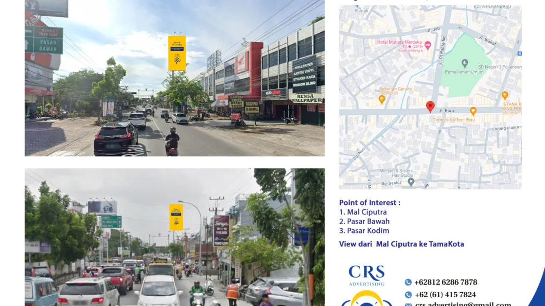 RIAU088 - Jl Riau sp DI Panjaitan, kec. Senapelan, Riau Pekanbaru 5x10v